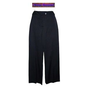 Etro Pants Neiman Marcus Blue Shiny Career Saks Slacks Designer Trousers Short